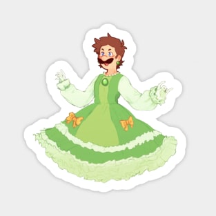 Green dress Sticker